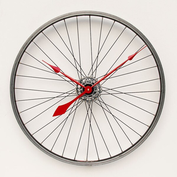 Horloge de roue de vélo recyclé