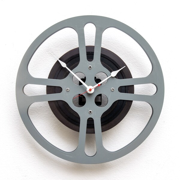 Film Reel Wall Clock Etsy