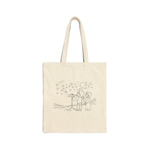 DIY Tote Bag for Kids to Color - Paintable Animal Design - Fun Activity Gift