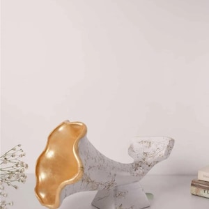 Handmade Ceramic Acoustic Phone Gramophone – Vintage Style Sound Amplifier, No Electricity Needed