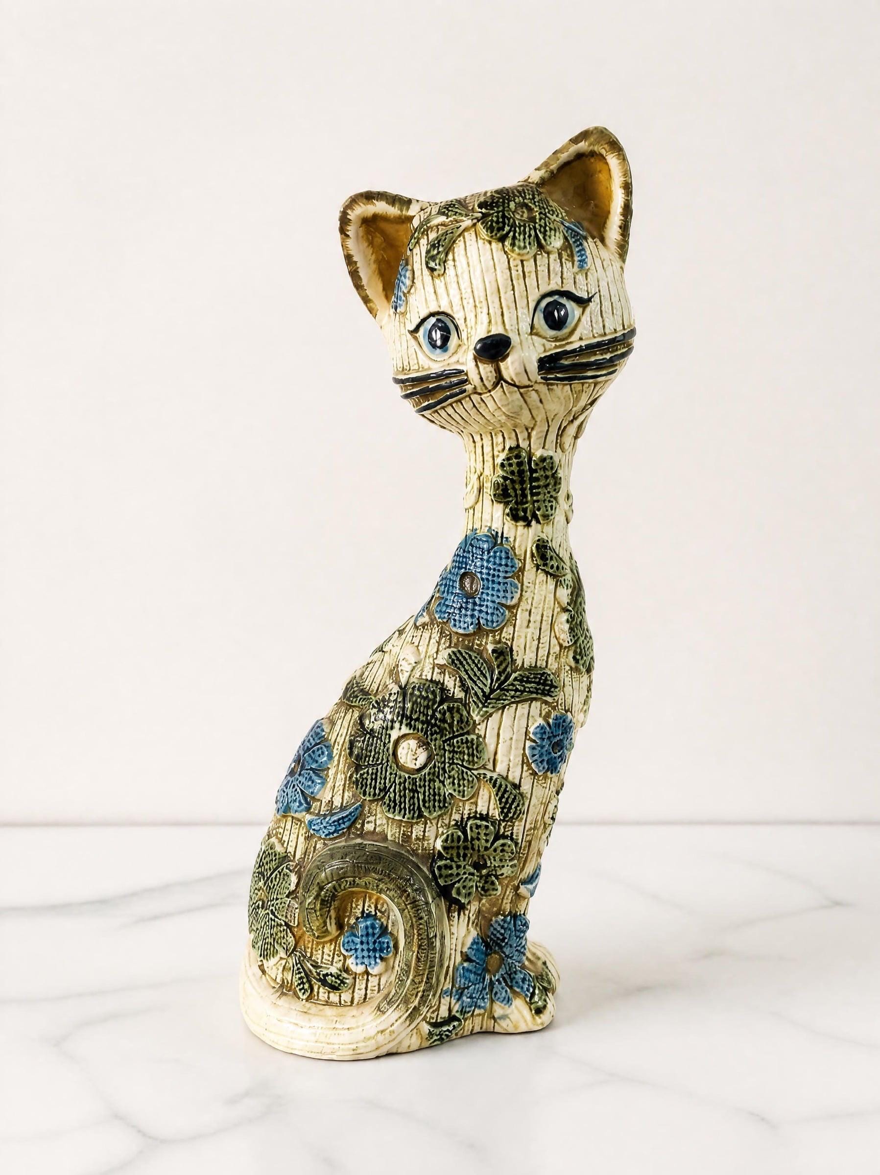 Vintage Japan Cat Figurines - Etsy