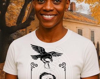 Raven Tea Cup: Funny Gothic Edgar Allan Poe SVG PNG (Digital Download)