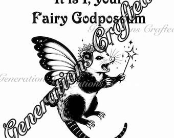 It Is I, Your GodPossum SVG and PNG