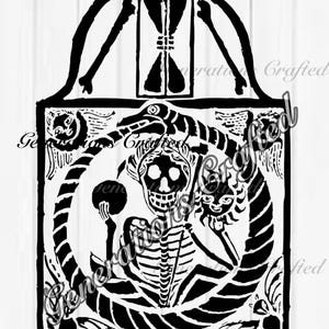 Memento Mori: wrijven op grafsteen van Susanna Jayne, SVG en png