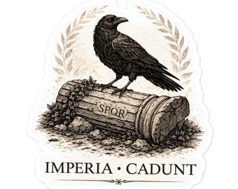 Imperia Cadunt Raven Sticker Subtle Vinyl Decal Sticker