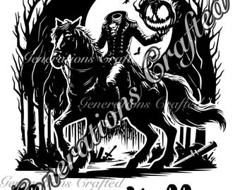 The Legend of Sleepy Hollow- The Headless Horseman SVG and PNG