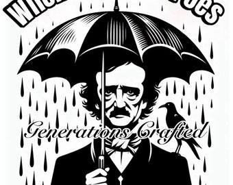When It Rains, It Poes SVG and PNG
