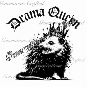 Reina del Drama- Zarigüeya SVG y PNG