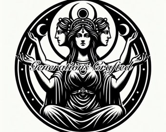 The Goddess Hecate SVG and PNG
