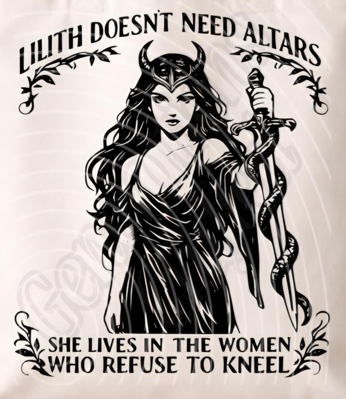 Lilith Doesn’t Need Altars SVG PNG | Gothic Feminist Quote | Cricut Cut ...