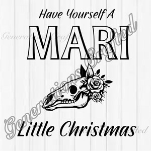 Tenha um Natal Mari Little SVG e PNG