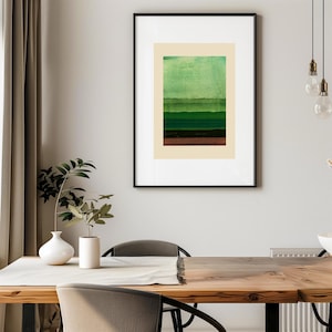Abstract Green Textured Art Print: Minimalist Earthy Wall Decor (Digital Download)