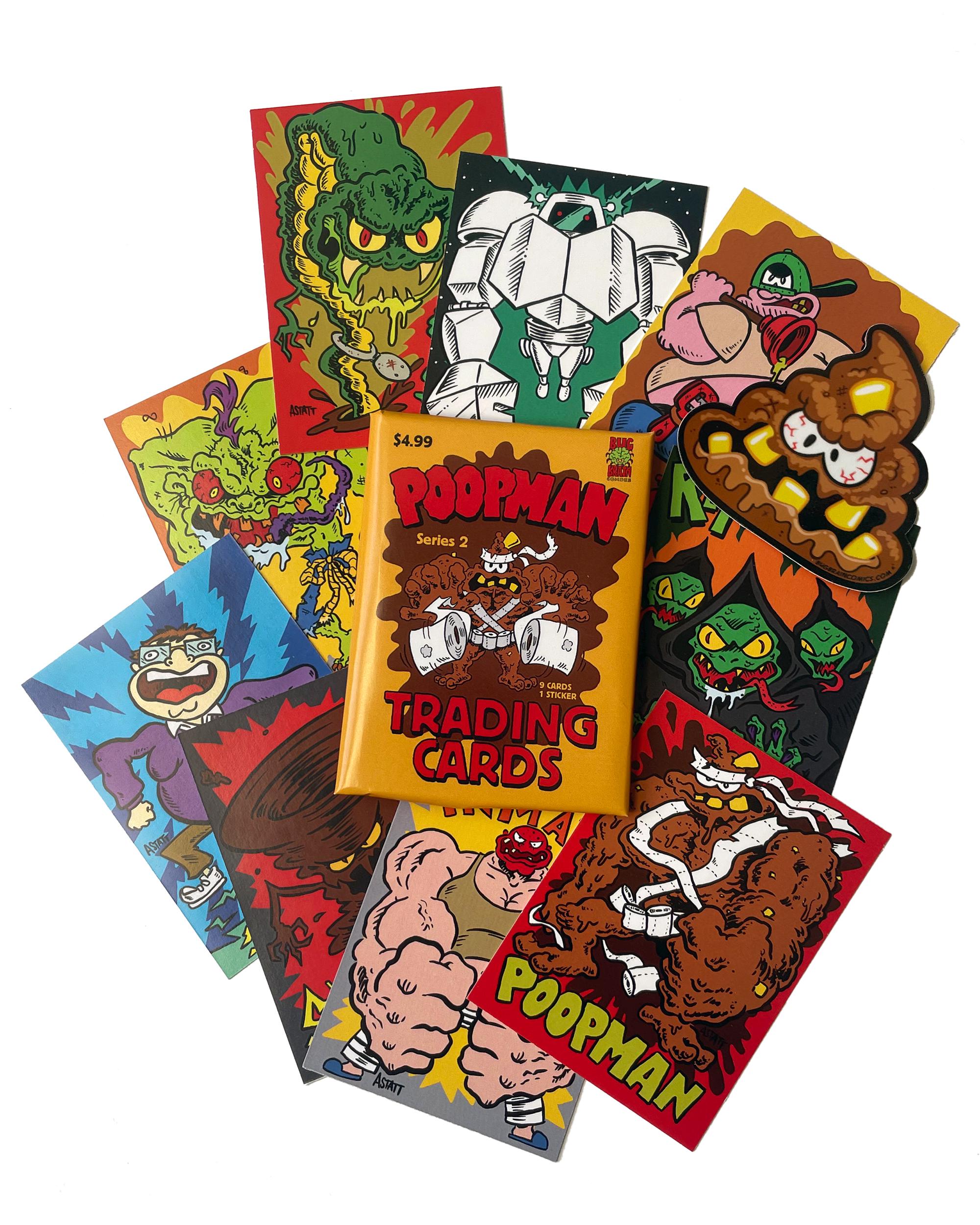 Poopman Poopman Trading Cards Series 2 - Etsy