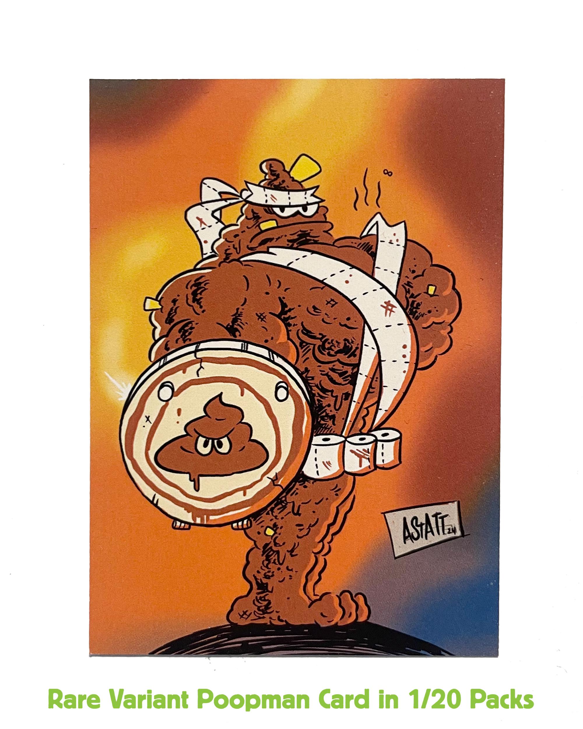 Poopman Poopman Trading Cards Series 2 - Etsy
