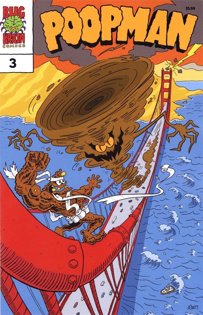 Poopman Comic Book Issue 3 - Etsy