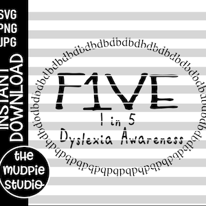 Dyslexia Awareness svg, dyslexia svg, dyslexia awareness svg, dyslexia shirt, dyslexia teacher shirt, silhouette, cricut, instant download