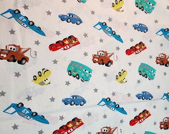 Cotton Fabrics REMNANT | Sesame Street Characters | 24" length by 43/44inch width