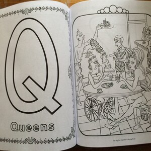 LGBTQAI Queer Childrens or Adults Coloring Book by Jacinta Bunnell & Leela Corman The Big Gay Alphabet Coloring/Colouring Book image 3