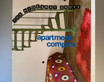 Handmade Zine/Artist Book- The Hideaway Grove Apartment Complex -- Limited Edition by Jacinta Bunnell, 2024