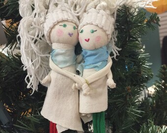 HUGS-2 family and friends soft ornament