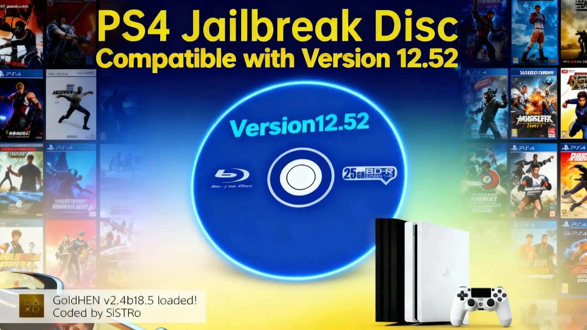 PS4 Jailbreak Bluray BD-J 9.00 - 12.52 Goldhen and Homebrew - Etsy