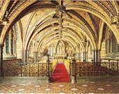 Vintage postcard, Palace of Westminster, London, England, UK, 1979
