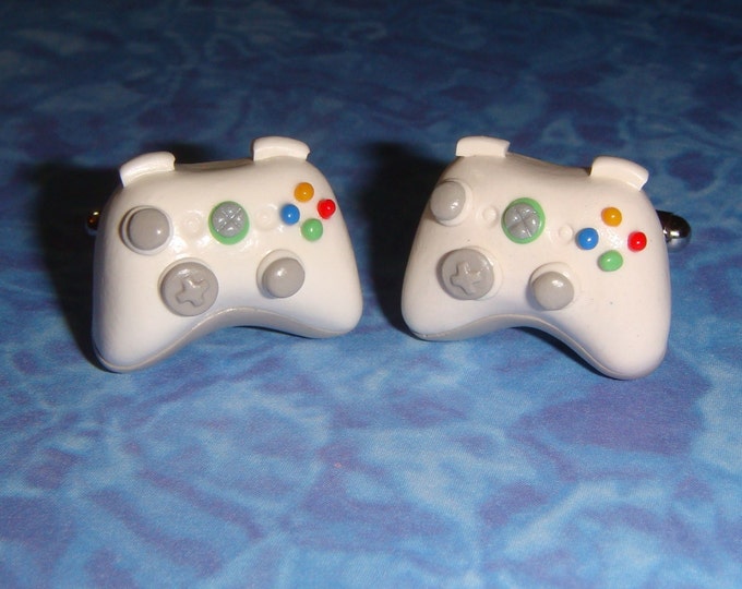 CUFFLINKS Xbox 360 Controller Video Game Cufflinks Original Miniature Toy Pop Culture Icon