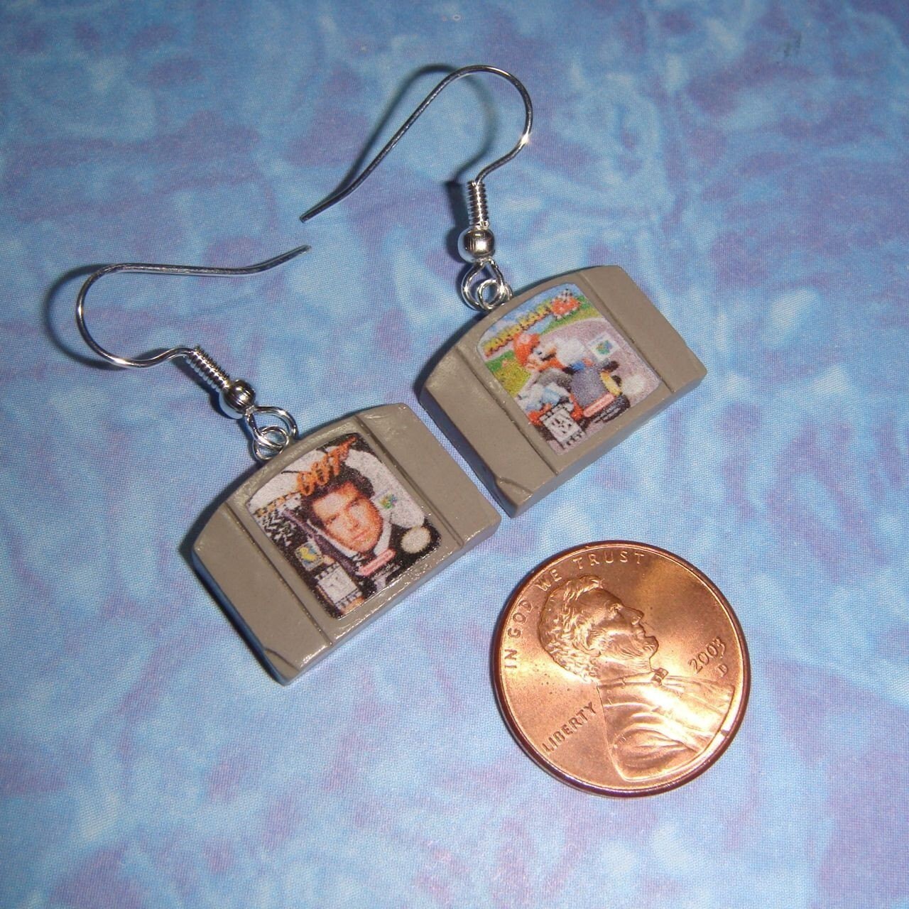 N64 nintendo 64 game cartridge earrings pick any 2 games Etsy