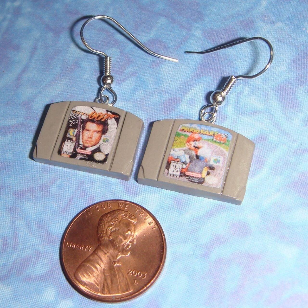 N64 nintendo 64 game cartridge earrings pick any 2 games Etsy