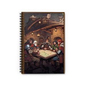 RPG Journal - Dungeons and Dragons Campaign Notebook, Adventure Planning, Fantasy Sketchbook, Game Master Gift, Lined Pages