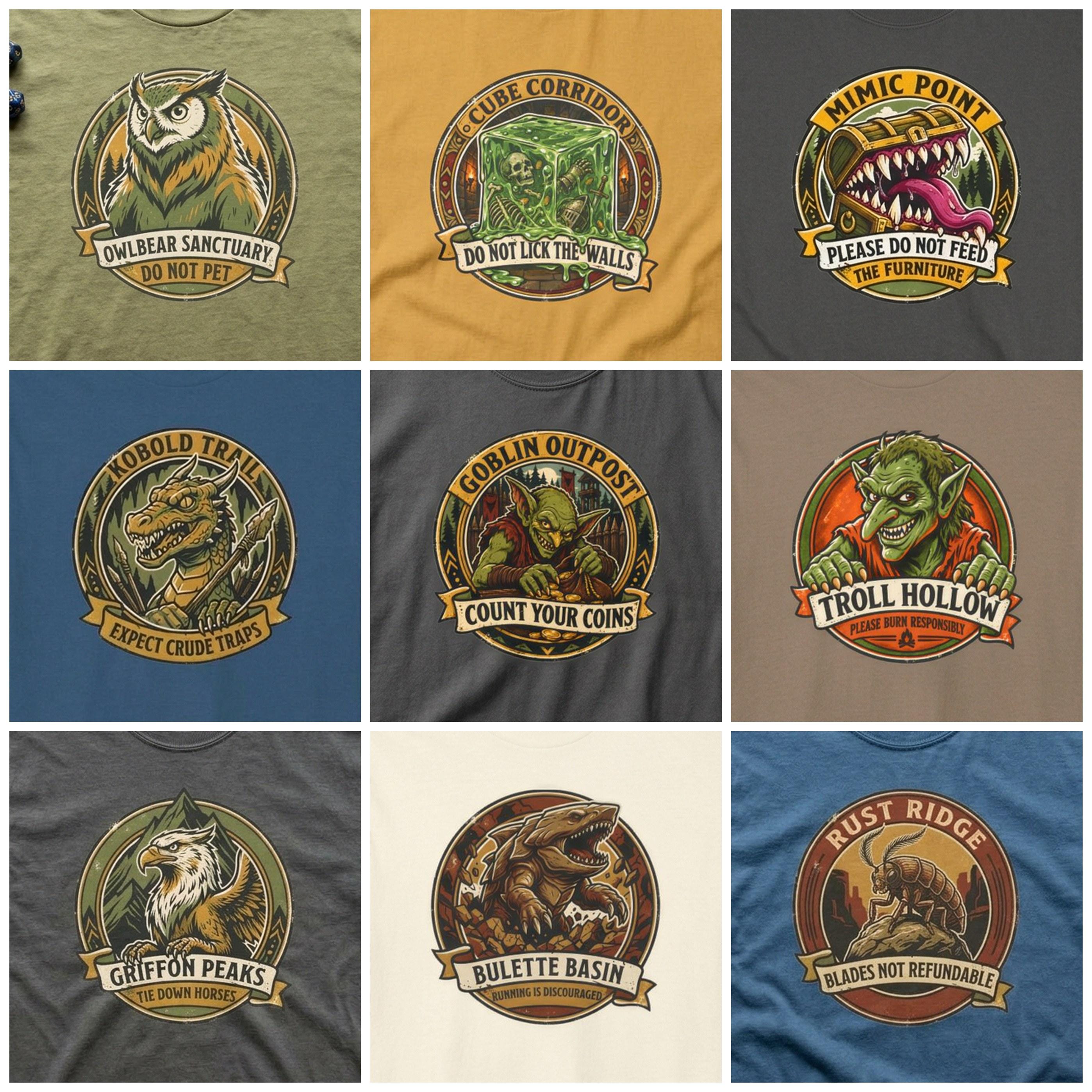 Troll Shirt, Tabletop RPG Monster Tee – D&D t-shirt for the DM