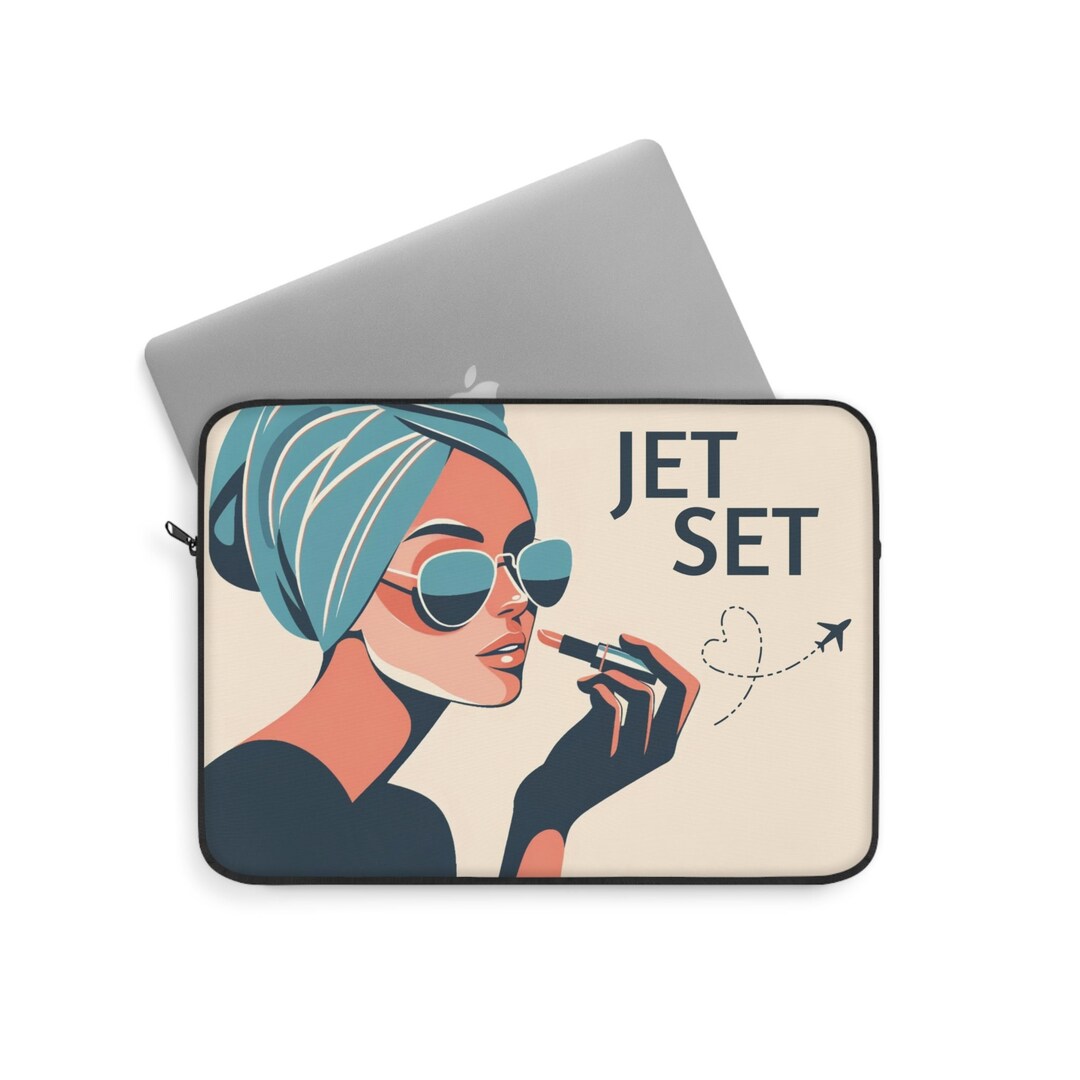 Jet Set Laptop Sleeve 13 Inch Laptop Cover Bag Women's Tablet Bag ...