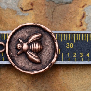 Antique Copper Bee Charm 24x20mm Nunn Designs Pick from Drop Down Menu image 4