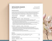 1-Column MODERN ATS-Friendly Resume Template. Editable Bundle. Cover Letter. Easy to Edit. Word, GoogleDoc & Mac Pages. 1 page and 2 page CV