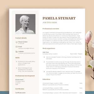 ELEGANT 2-column minimalist resume bundle: Easy-to-edit templates in Word, Mac Pages, and Google Doc with matching cover letter & references