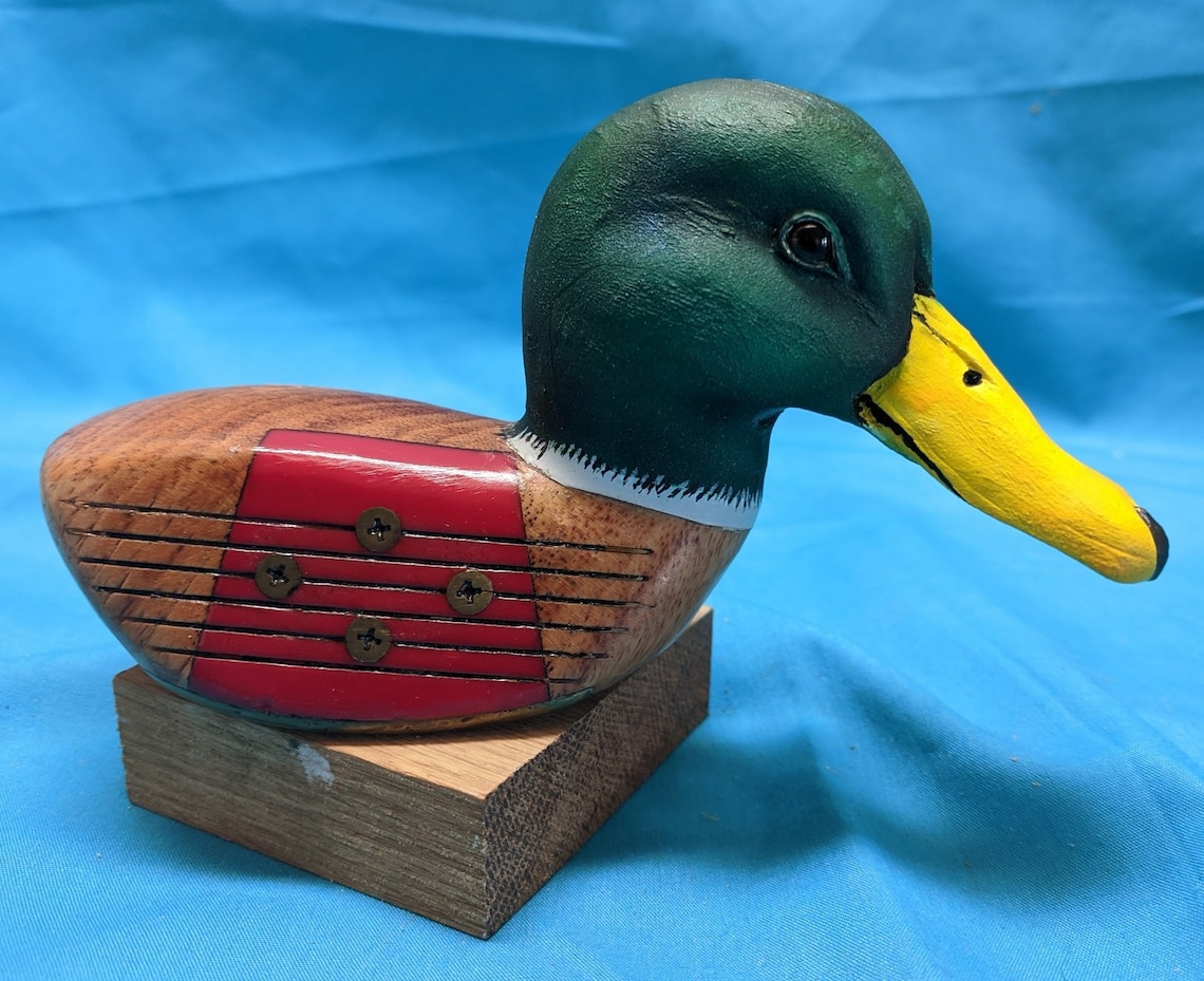 Handmade Vintage Golf Club Ducks Made from antique wooden Etsy