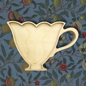 Cornice per mosaico da tazza da tè / substrato in legno, forniture per mosaico di Sharra Frank