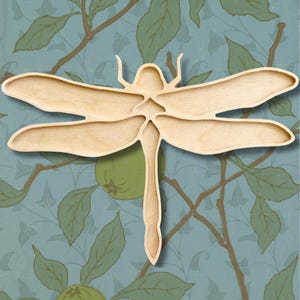 Sharra&#39;s Shapes Dragonfly Mosaic Frame | Wood Substrate, Mosaic Supplies