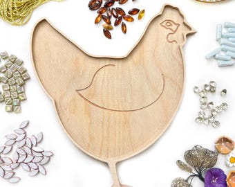 Chicken Mosaic Frame | Wood Substrate, Mosaic Supplies, Mosaic DIY by Sharra Frank Mosaics