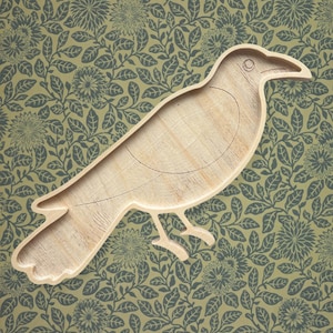 Crow Mosaic Frame | Wood Substrate, DIY Mosaics, Mosaic Supplies by Sharra Frank Mosaics