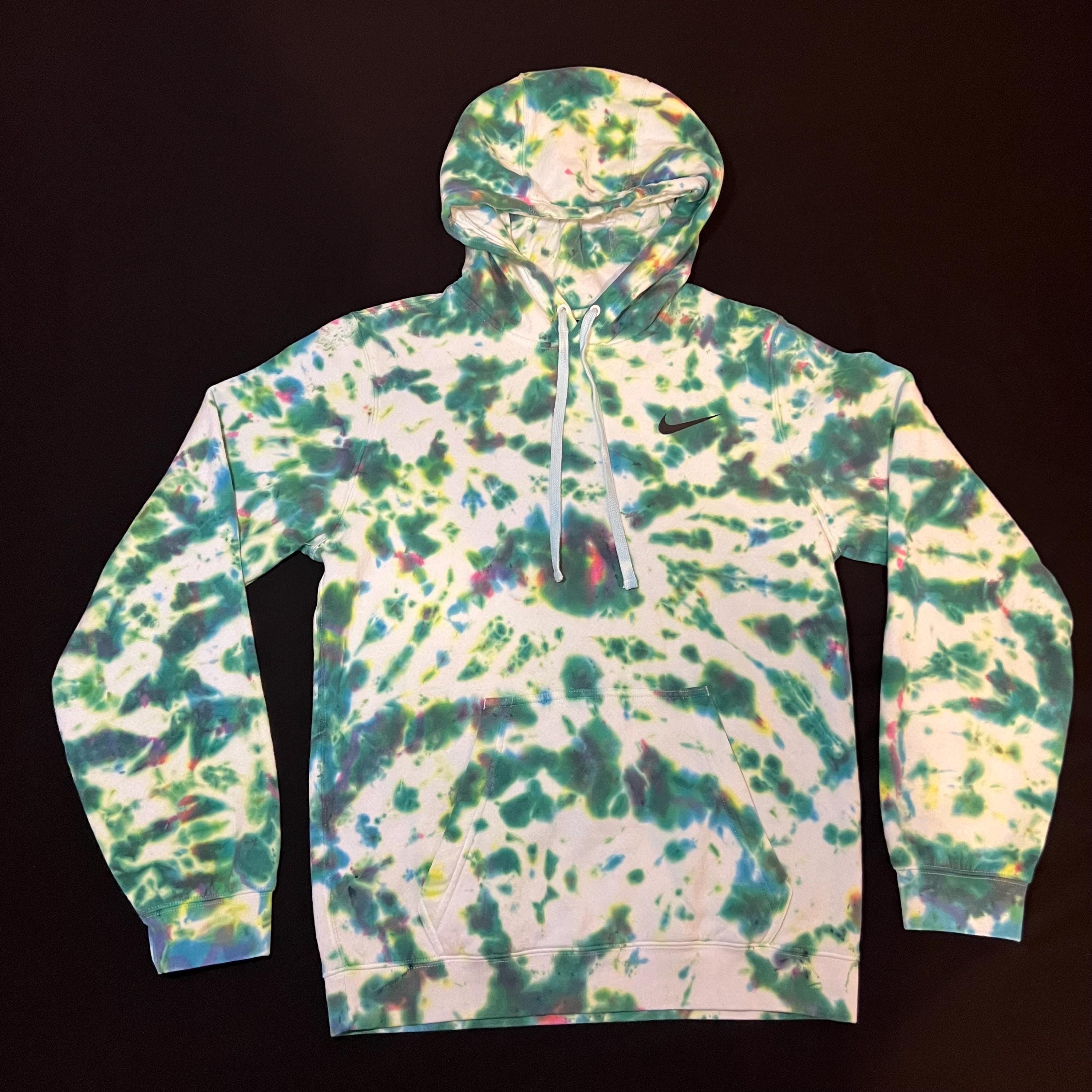 nike just do it tie dye hoodie
