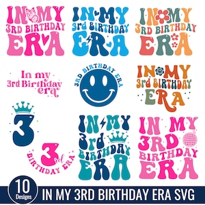 In meinem 3.Geburtstags-Ära-Svg, In meinem 3.Geburtstags-Ära, Mädchen 3.Geburtstags-Ära, 3.Geburtstags-Ära, Swiftie Geburtstags-Shirt, Geburtstagskind-Svg