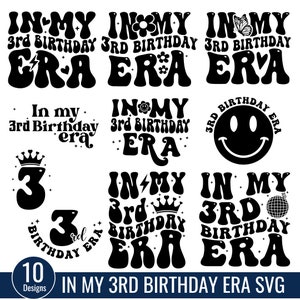 In meinem 3.Geburtstags-Ära-Svg, In meinem 3.Geburtstags-Ära, Mädchen 3.Geburtstags-Ära, 3.Geburtstags-Ära, Swiftie Geburtstags-Shirt, Geburtstagskind-Svg