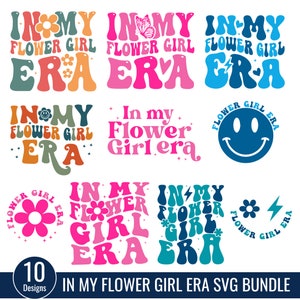 Pacote Svg da Era da Minha Florista, Presente para Menina Svg, Festa de Noiva Svg, Design de Camisa de Florista, Download Digital, Arquivos Cricut svg png
