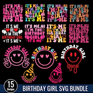 Ich bin es, Hallo, ich bin das Geburtstagskind SVG-Bundle, Geburtstagskind, ich bin das Geburtstagskind-Shirt, Geburtstag svg, Retro gewelltes Geburtstags-Shirt svg