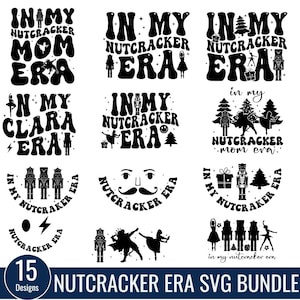 No meu pacote de svg da era do quebra-nozes, Pink Nutcracker Png, Nutcracker Ballet svg, Camiseta do quebra-nozes, Camiseta de Natal para mulheres, Feliz Natal Png