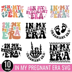 In meiner schwangeren Era SVG Bundle, Mama zu sein Shirt, süße schwangere SVG, Schwangerschaftansage, Mama svg, in meiner Schwangerschafts Ära, lustige Mom Designs