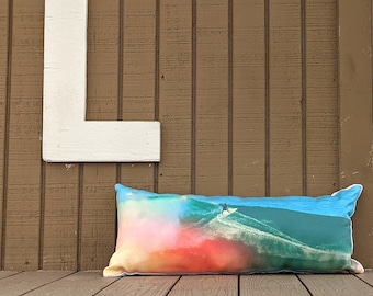 Point Break Lumbar Surf Pillow - Surf Decor