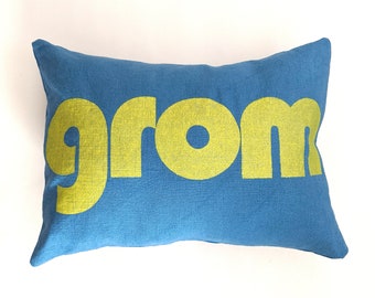 Grom Pillow - Surf and Skate Kids Rule