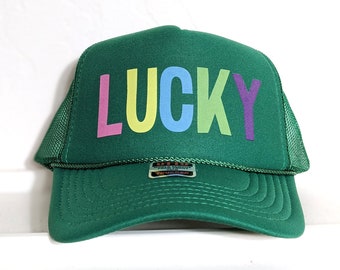 Lucky Trucker Hat - St Pattys Day Hat